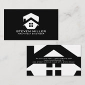 Real Anwesen Modern Logo | Eigenschaften Visitenkarte (Vorne/Hinten)