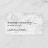 Real Anwesen Modern Logo Visitenkarte (Rückseite)