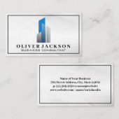 Real Anwesen Modern Logo Visitenkarte (Vorne/Hinten)