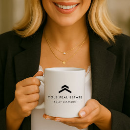 Real Anwesen | Moderner Minimal Listing Agent Real Kaffeetasse