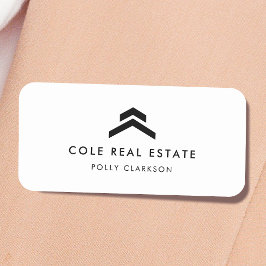 Real Anwesen | Moderner Minimal Listing Agent Real Namensschild