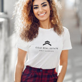 Real Anwesen | Moderner Minimal Listing Agent Real T-Shirt