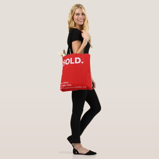 Real Anwesen Modernes Marketing Personalisiert VER Tasche (Am Model)