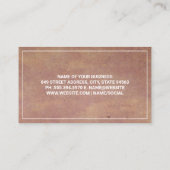 Real Anwesen | Modernes Zuhause-Logo Visitenkarte (Rückseite)