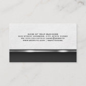 Real Anwesen | Modernes Zuhause Visitenkarte (Rückseite)