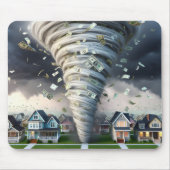 Real Anwesen Money Tornado Mousepad (Vorne)