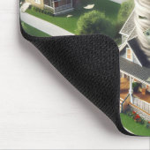 Real Anwesen Money Tornado Mousepad (Ecke)