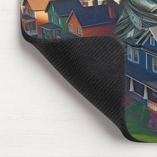 Real Anwesen Money Tornado Mousepad (Ecke)