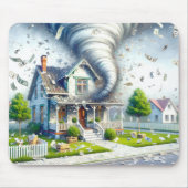 Real Anwesen Money Tornado Mousepad (Vorne)