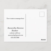 Real Anwesen Neighbour Marketing verkaufen Ihre Zu Postkarte (Rückseite)