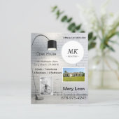 Real Anwesen Open House Card - Einladungen (Stehend Vorderseite)