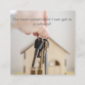 Real Anwesen Open House Card - Einladungen (Rückseite)