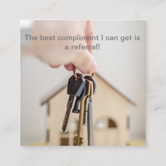 Real Anwesen Open House Card - Einladungen (Rückseite)