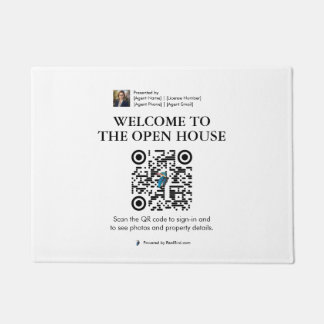 Real Anwesen Open House Door Mat Fußmatte