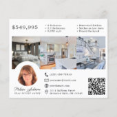 Real Anwesen Open House lädt Fotos QR Code ein Flyer (Hinten)