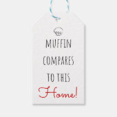 Real Anwesen Open House Muffin vergleicht Geschenkanhänger (Vorderseite)