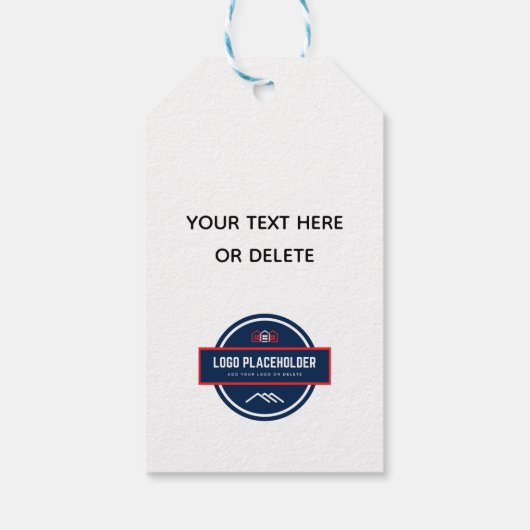 Real Anwesen Open House Muffin vergleicht Geschenkanhänger (Rückseite)