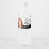 Real Anwesen Open House QR Code Marketing Wasserflaschenetikett (Vorderseite)