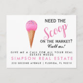 Real Anwesen Open House Scoop Pop per Postkarte (Vorderseite)