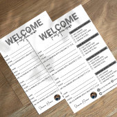 Real Anwesen Open House Unterschrift Flyer