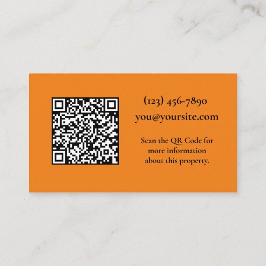 Real Anwesen Open House Vielen Dank Terminkarte (Rückseite)