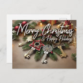 Real Anwesen Postcard - Weihnachten (Vorne/Hinten)