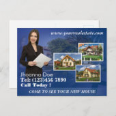 Real Anwesen Postkarte (Vorne/Hinten)