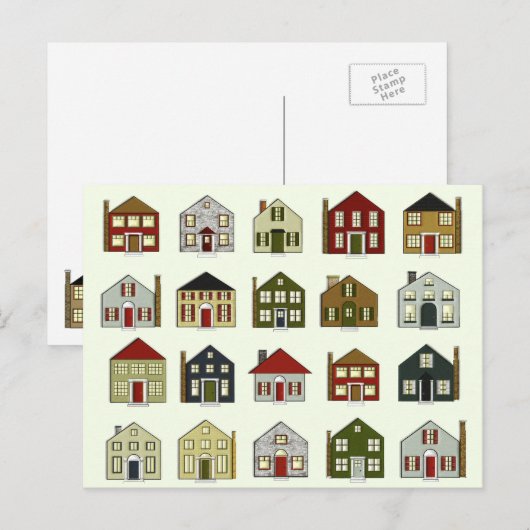 Real Anwesen Postkarte (Vorne/Hinten)