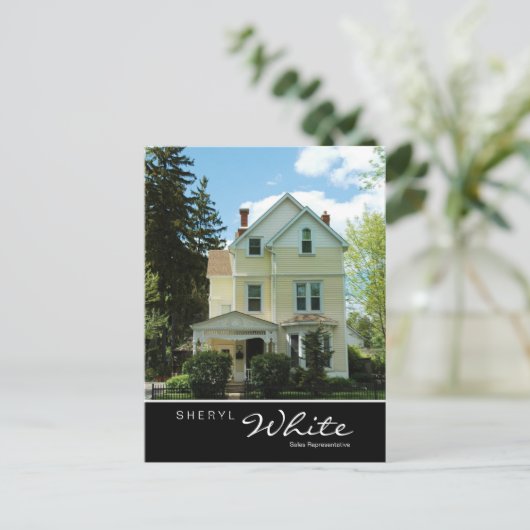 Real Anwesen Postkarten Tallyellow House V (Stehend Vorderseite)