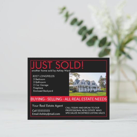 Real Anwesen Probleme beim Verkauf Ihrer Zuhause? Postkarte (Stehend Vorderseite)