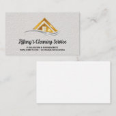 Real Anwesen Property Gold Logo Visitenkarte (Vorne/Hinten)