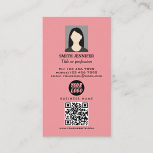 Real Anwesen QR Code berufliches Foto elegant Visitenkarte