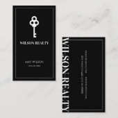 Real Anwesen Realtime Business Card Visitenkarte (Vorne/Hinten)