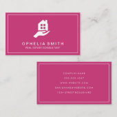 Real Anwesen | Realtor Agent Business Card Visitenkarte (Vorne/Hinten)