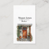 Real Anwesen, Realtor, Broker Business Card Visitenkarte (Vorderseite)