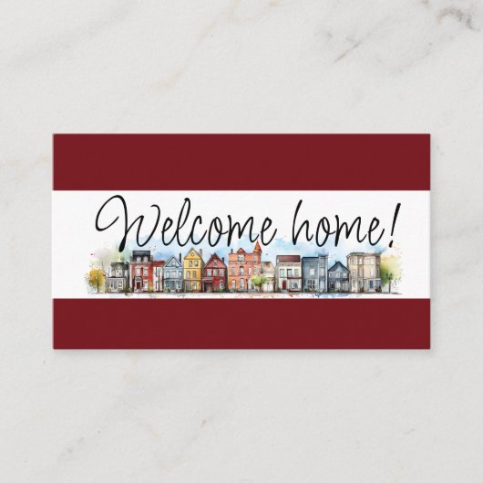 Real Anwesen, Realtor, Broker Visitenkarte (Vorderseite)