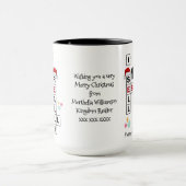 Real Anwesen Realtor Geschenk CHRISTMAS Tasse (Zentrum)