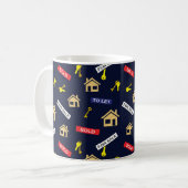 Real Anwesen Realtor Kaffeetasse (Vorderseite Links)