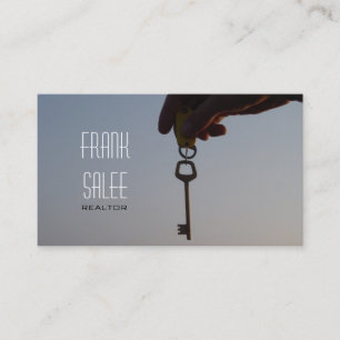 Real Anwesen Realtor Key Business Card Visitenkarte
