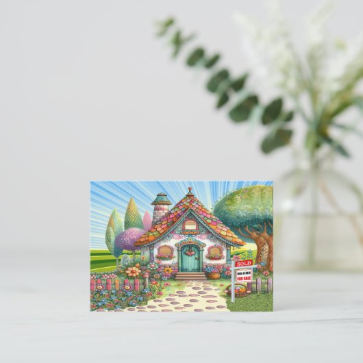 Real Anwesen Realtor Visitenkarte (Stehend Vorderseite)