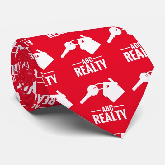 Real Anwesen Red Agency Krawatte (Gerollt)