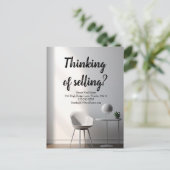 Real Anwesen Referenzen Mailer - Mehr verkaufen mi Postkarte (Stehend Vorderseite)