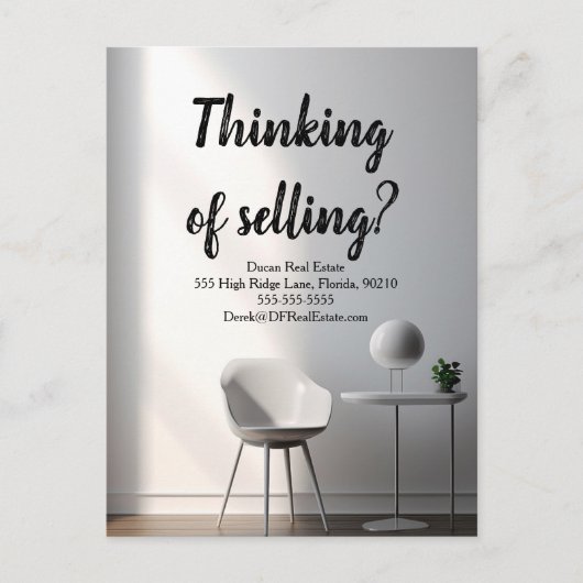 Real Anwesen Referenzen Mailer - Mehr verkaufen mi Postkarte (Vorderseite)