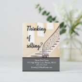 Real Anwesen Referenzen Mailer - Mehr verkaufen mi Postkarte (Stehend Vorderseite)