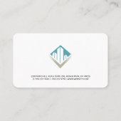 Real Anwesen | Risikokapitalgeber | Broker Visitenkarte (Rückseite)