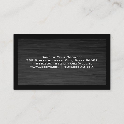 Real Anwesen Roof | Anleger Visitenkarte (Rückseite)