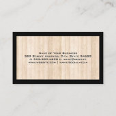 Real Anwesen Roof | Eigentum | Holzkappen Visitenkarte (Rückseite)