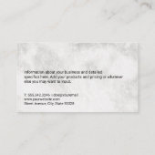 Real Anwesen Roof Logo | Technischer Hintergrund Visitenkarte (Rückseite)