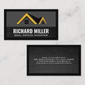 Real Anwesen Roof Logo Visitenkarte (Vorne/Hinten)