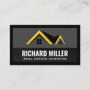 Real Anwesen Roof Logo Visitenkarte